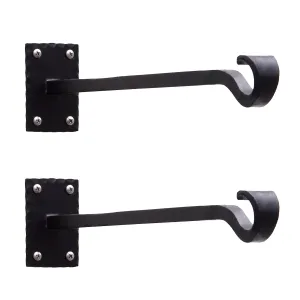 Achla Designs Lodge Straight Bracket 2-Pack