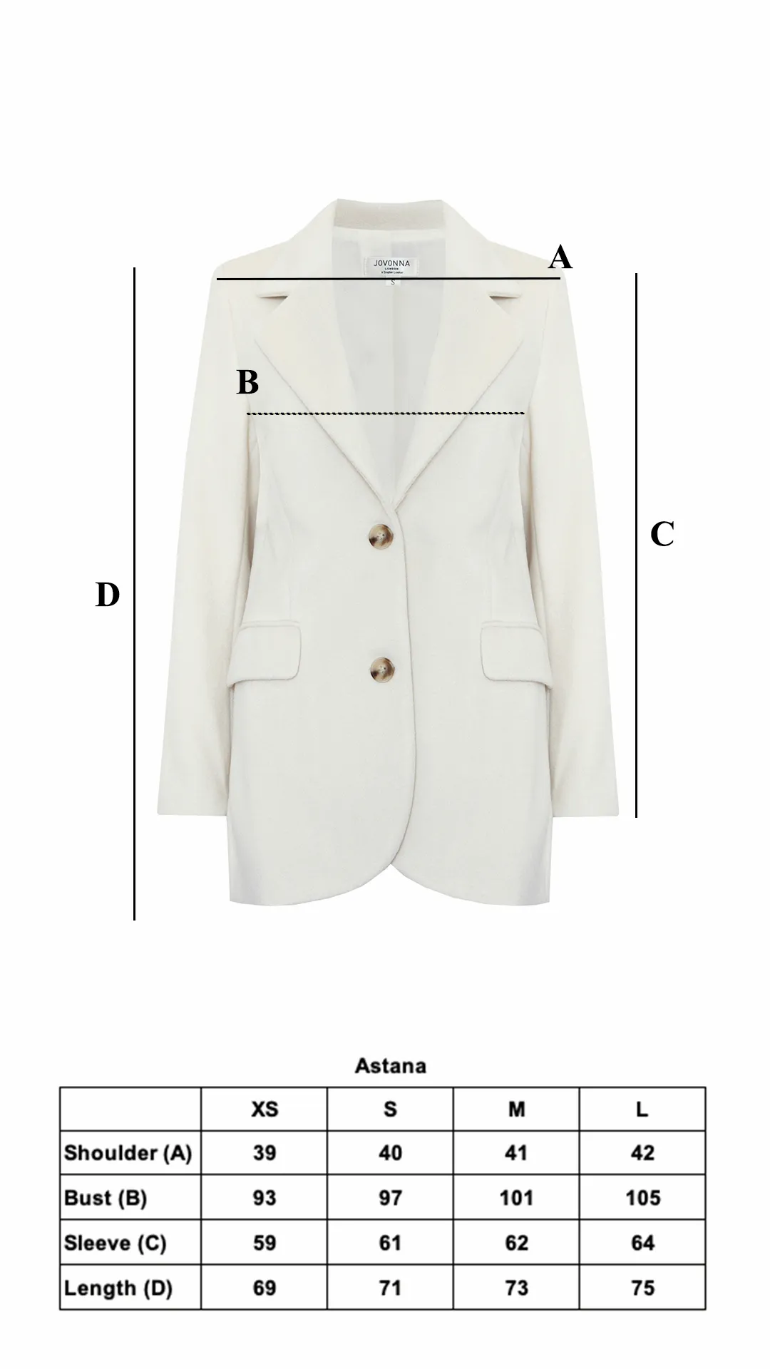 ASTANA JACKET CREAM