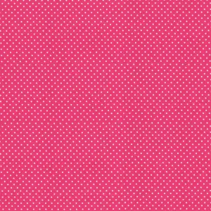 BABYVILLE BOUTIQUE WATERPROOF PUL FABRIC SASSY PINK DOTS 165CM (64 INCHES)