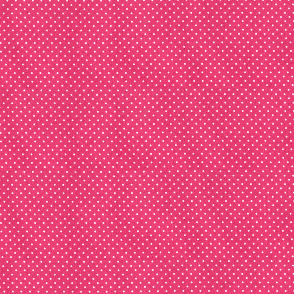 BABYVILLE BOUTIQUE WATERPROOF PUL FABRIC SASSY PINK DOTS 165CM (64 INCHES)