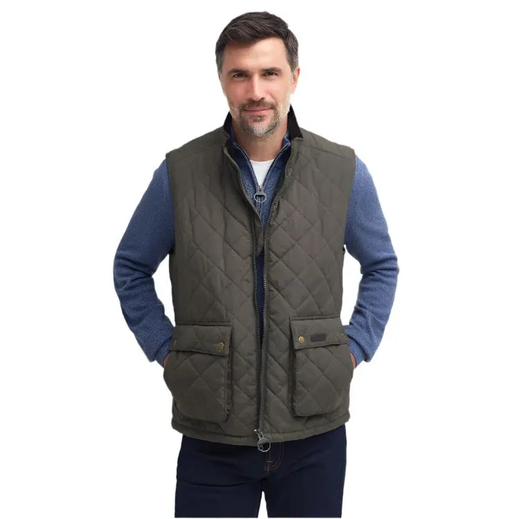 Barbour Fernwood Quilted Gilet - Dark Olive