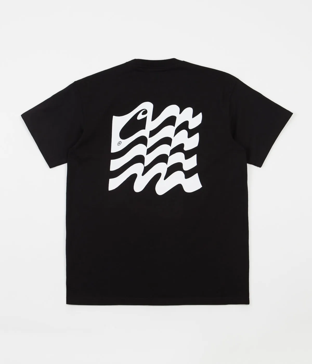 Carhartt Wavy State T-Shirt - Black / White