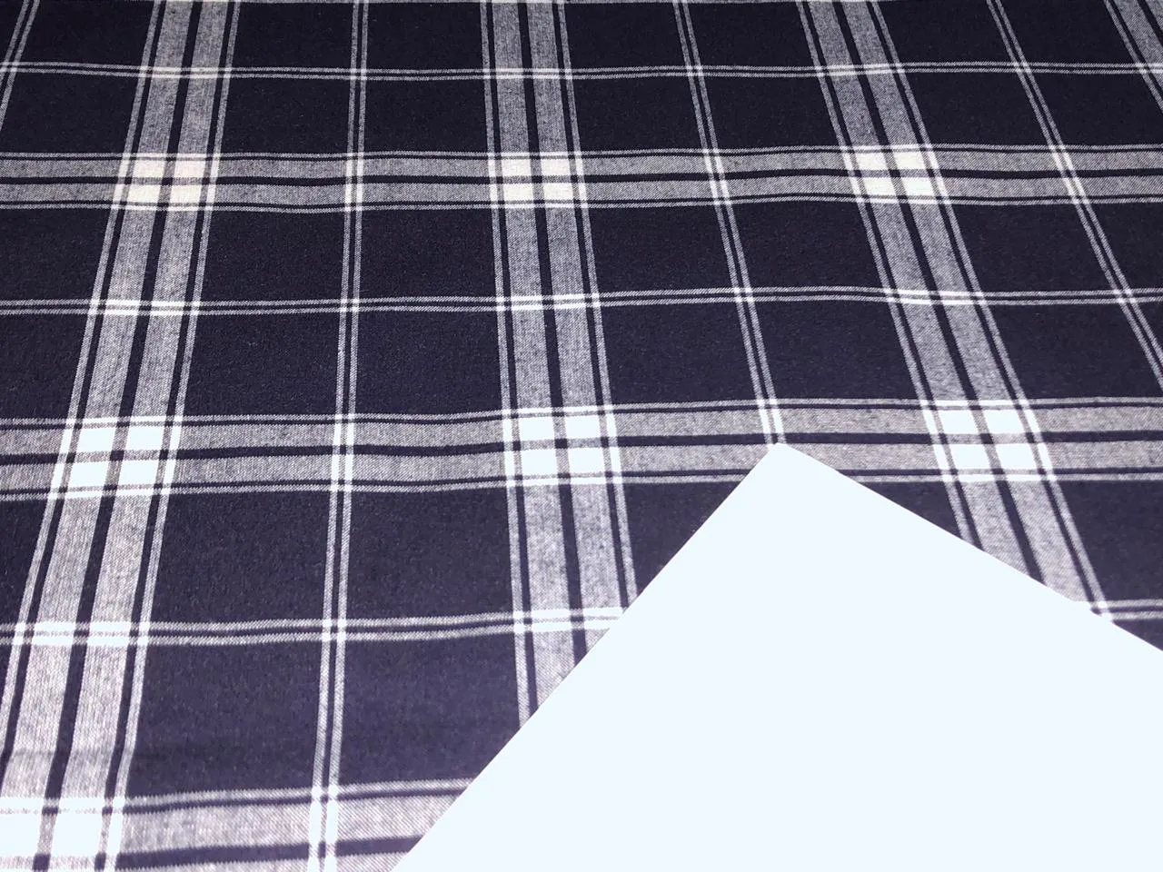 COTTON POPLIN BUFFALO PLAIDS available in 2 colors RED/BLUE/NAVY/WHITE and BLACK AND WHITE