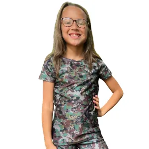 Darien Shirt - Girls' Short-Sleeved Camo Shirt