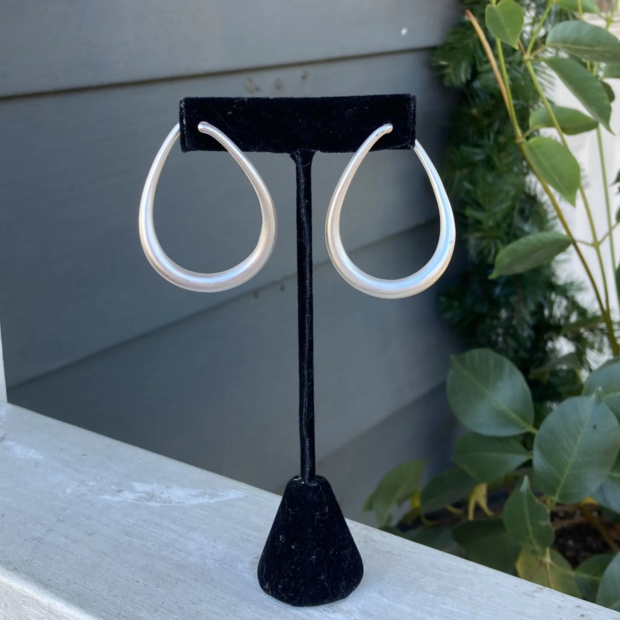 Drop Hoop Earrings