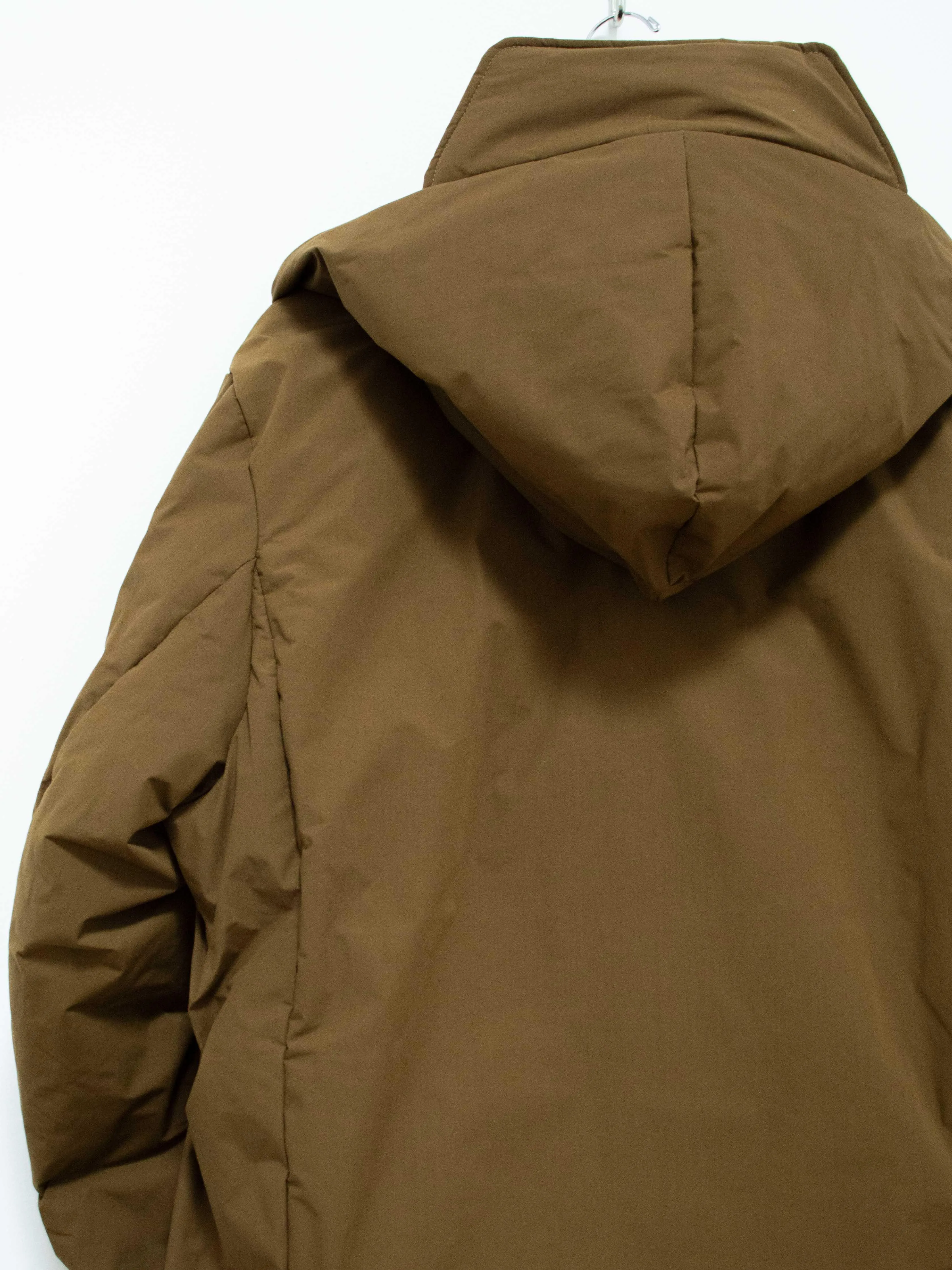 Duck Down Robe Hooded Coat - Moka Brown