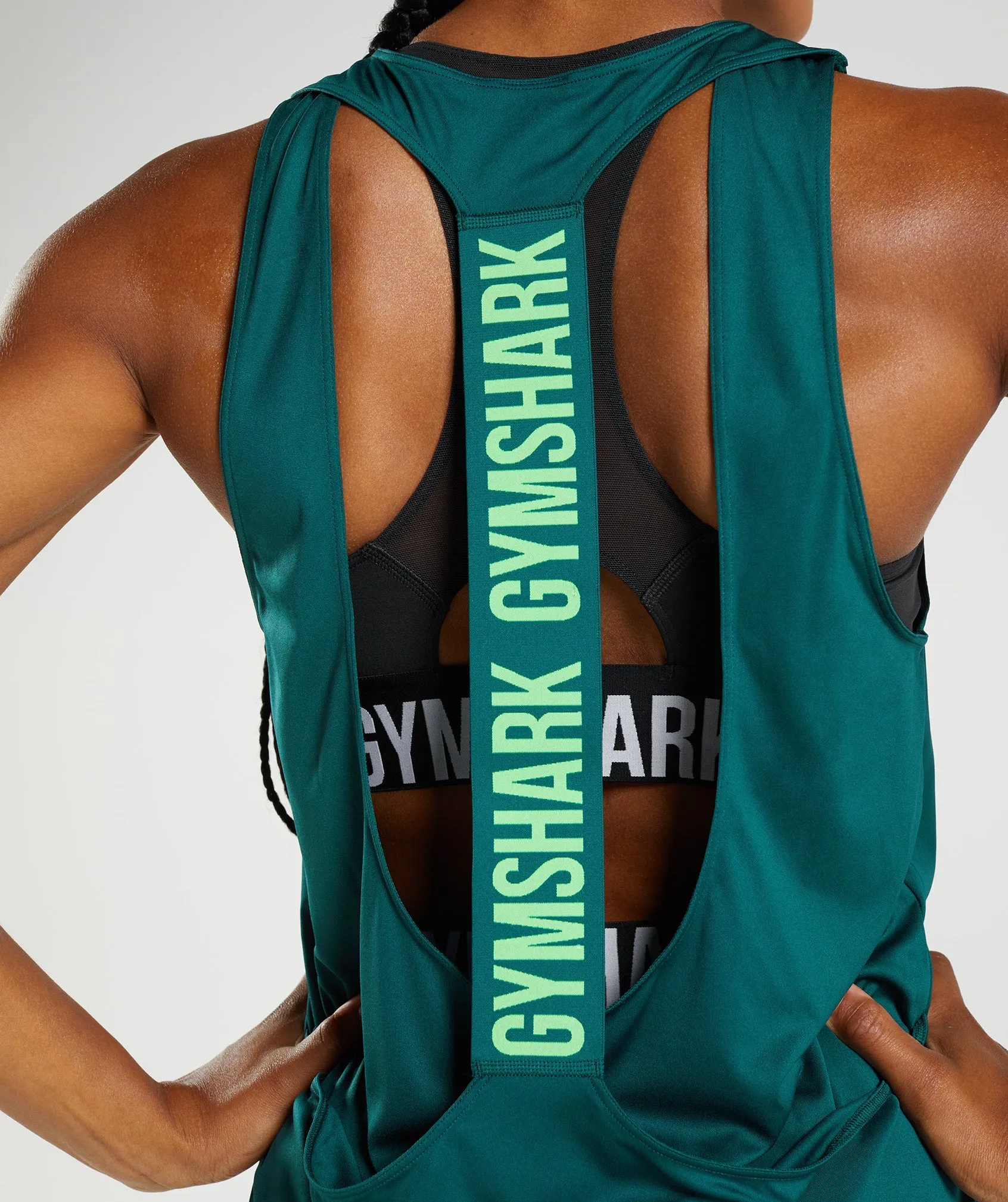 Gymshark Training Brandmark Tank - Winter Teal