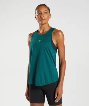 Gymshark Training Brandmark Tank - Winter Teal