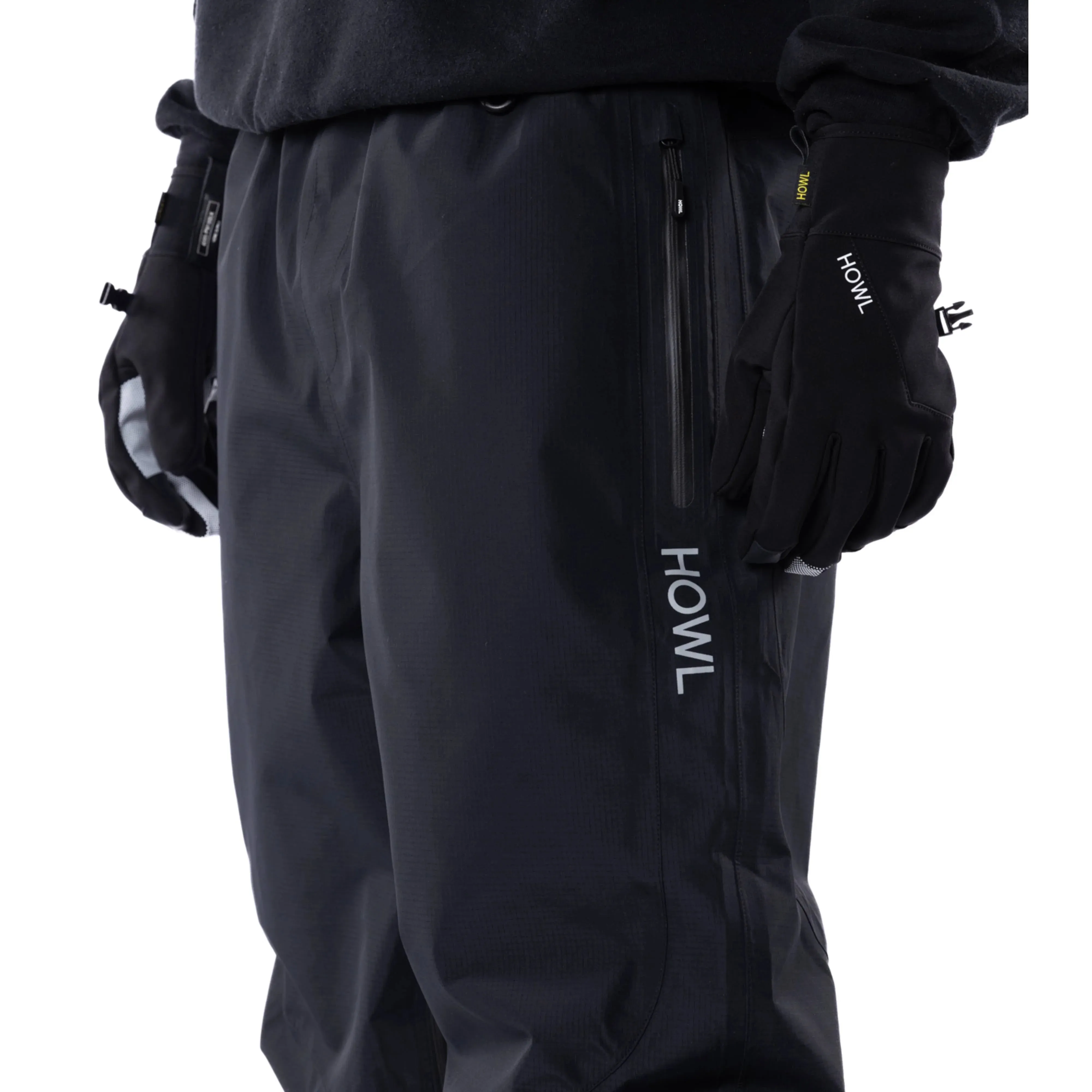 HOWL Shell Snowboard Pants Black 2025