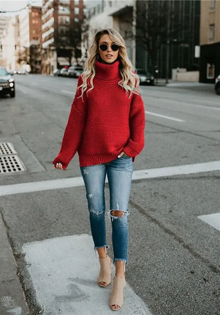 Knitted Women's Sweater