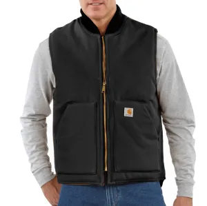 Men's Relaxed Fit Firm Duck Insulated Rib Collar Vest