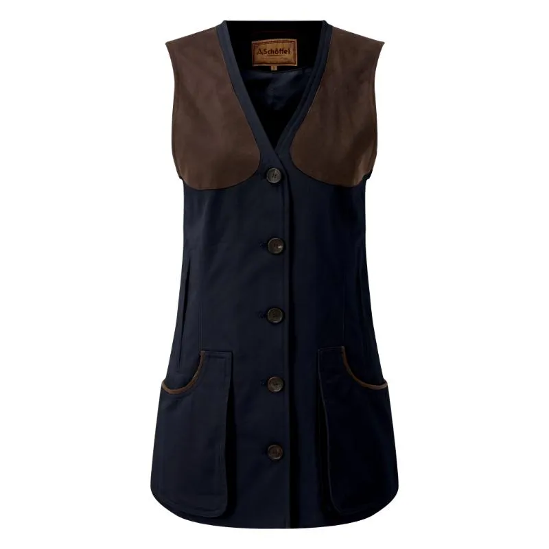 Schoffel Ladies All Season Shooting Vest - Navy