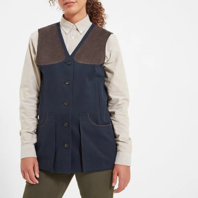 Schoffel Ladies All Season Shooting Vest - Navy