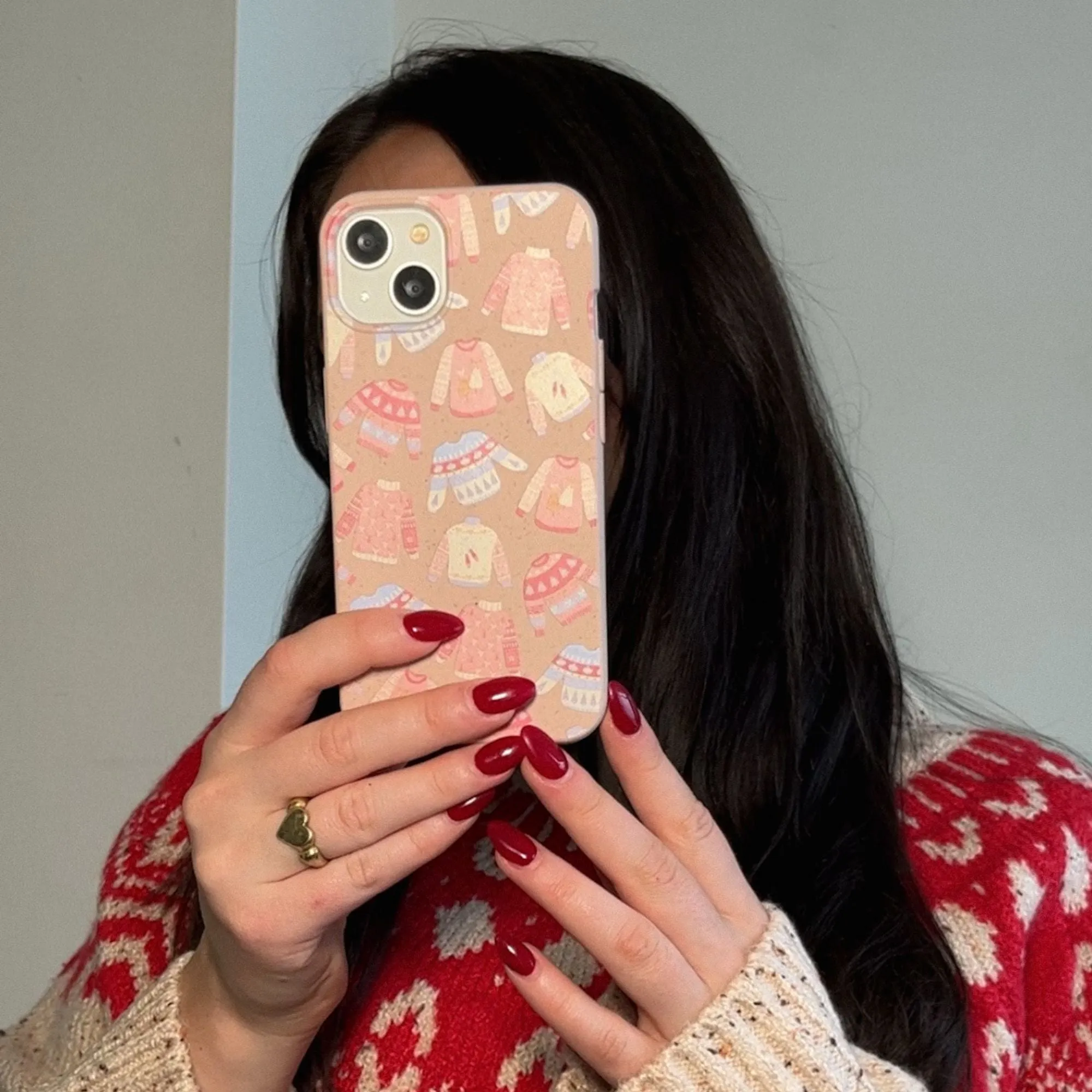 Seashell Sweater Weather iPhone 15 Pro Max Case