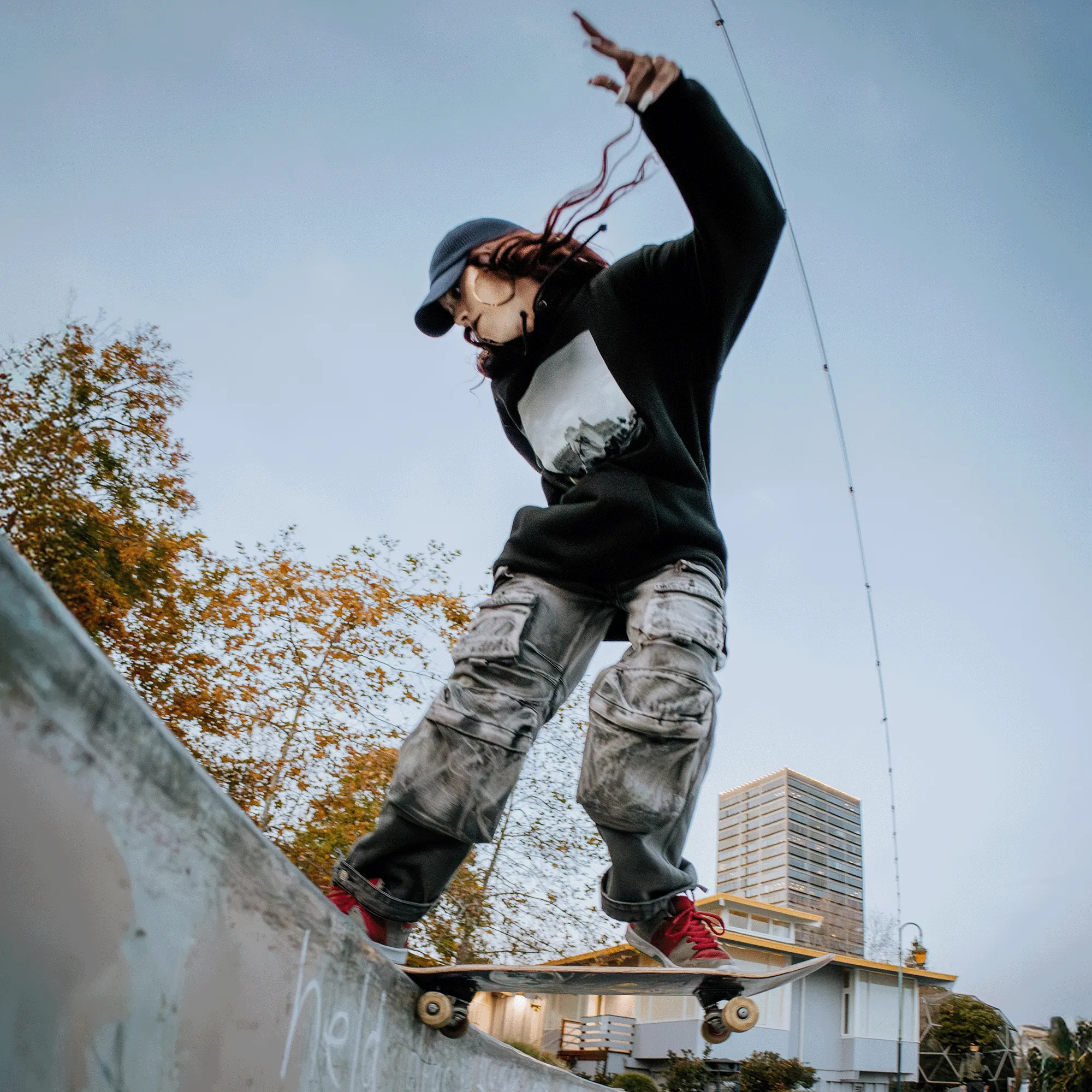 Skateboarding is Beautiful Hoodie