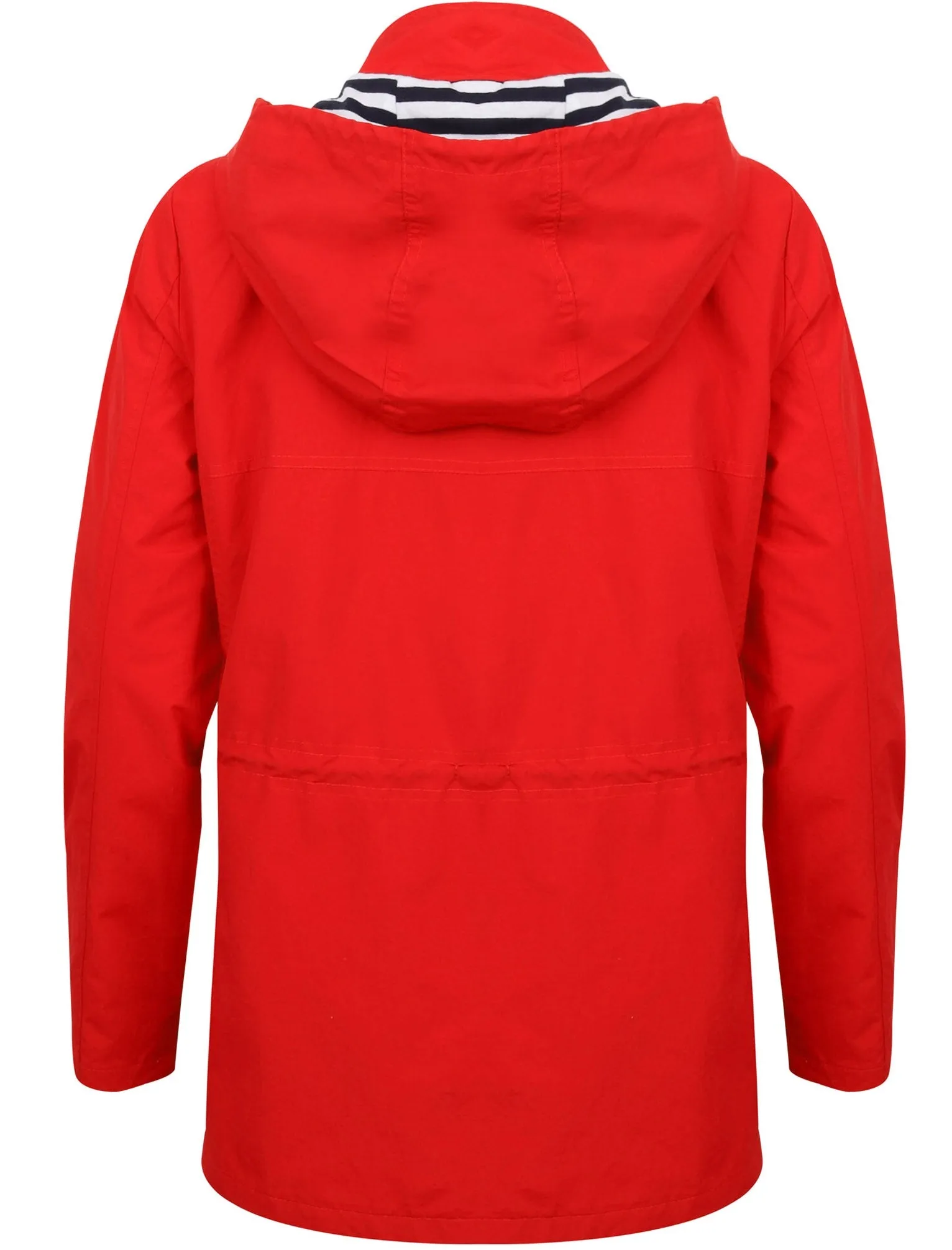 Snap Dragon Hooded Rain Coat in Red - Tokyo Laundry