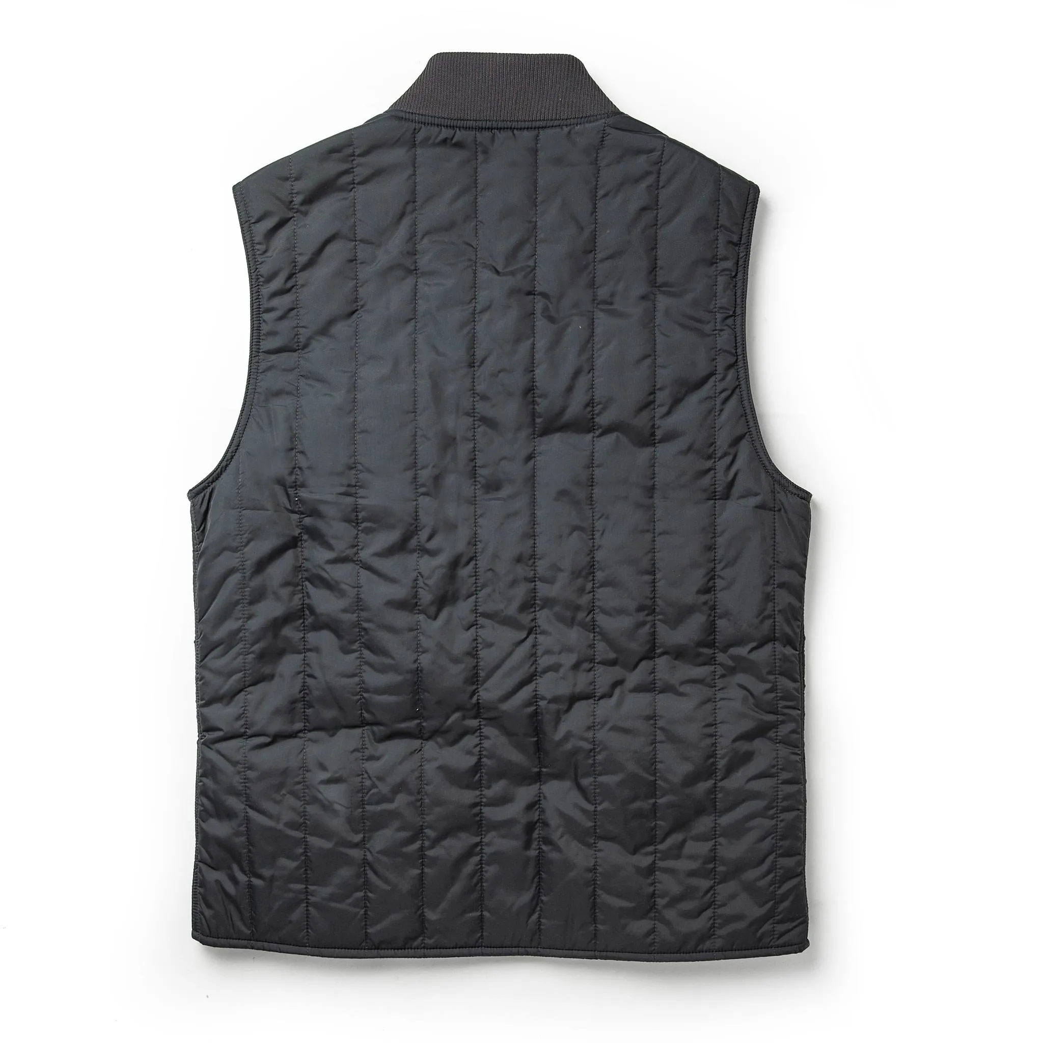 The Able Vest in Quilted Charcoal