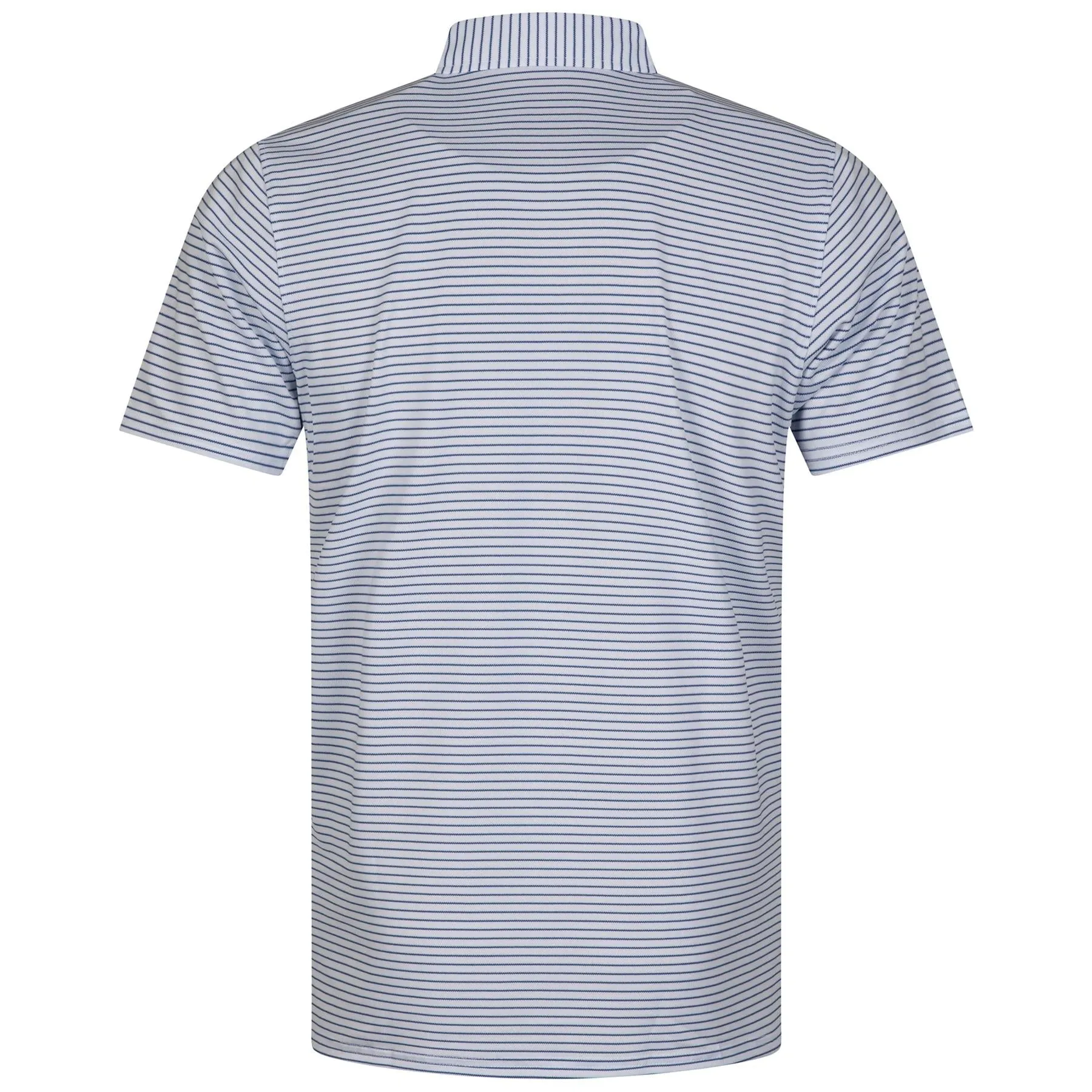 The Gordon Knit Polo White/Oxford - SS24