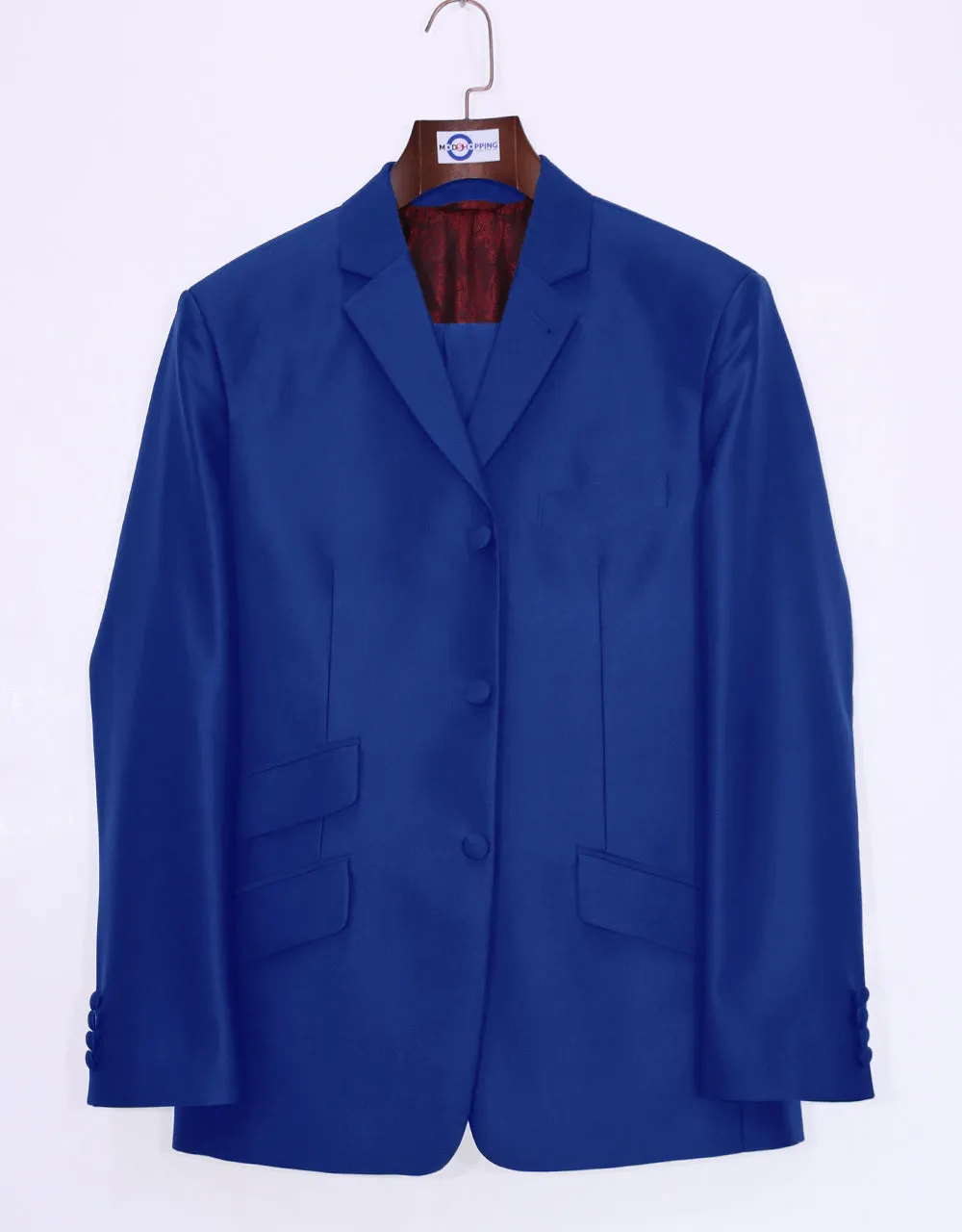 Tonic Suit | 60s Mod Tailored Royal Blue Tonic Suit