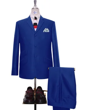 Tonic Suit | 60s Mod Tailored Royal Blue Tonic Suit