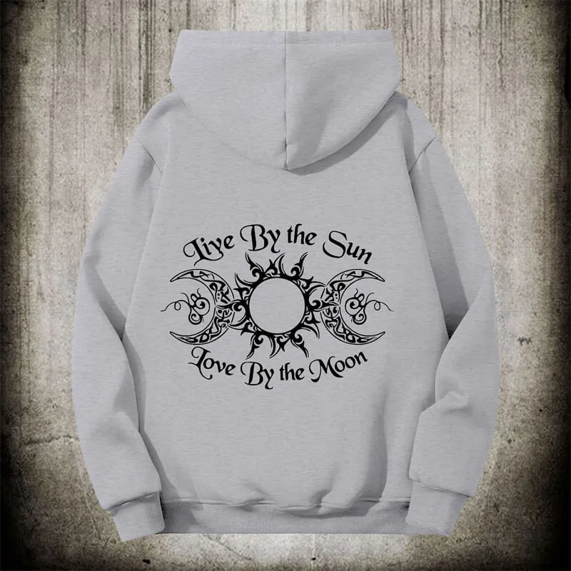 Triple Goddess Witch Polyester Fleece Hoodie