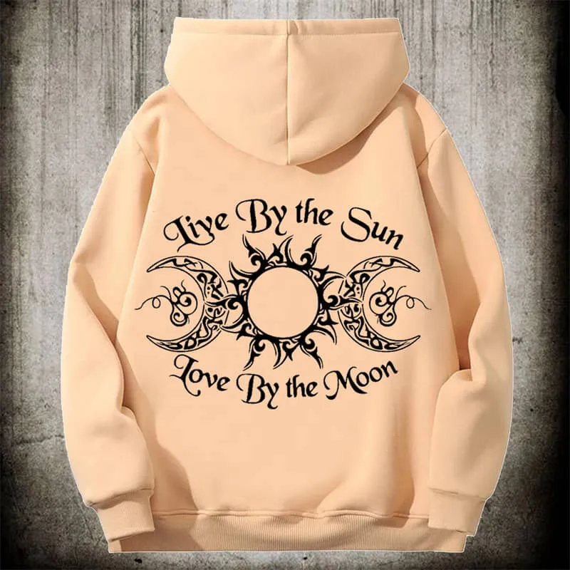 Triple Goddess Witch Polyester Fleece Hoodie