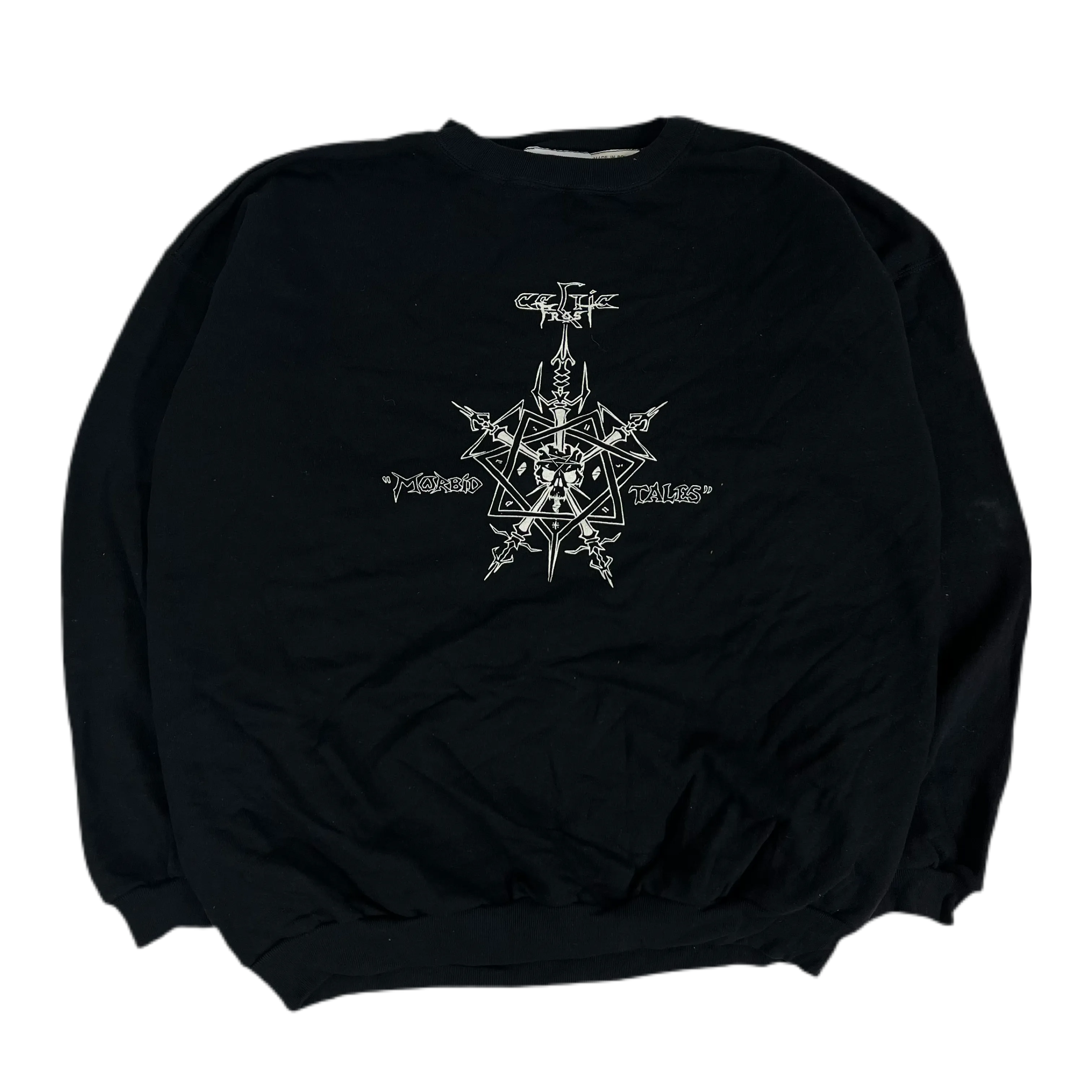 Vintage Celtic Frost Fan Made "Morbid Tales" Crewneck Sweatshirt