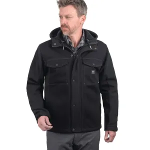 Walls Men's Bridgeport Rugged Flex Knit Work Jacket - Black YJ12