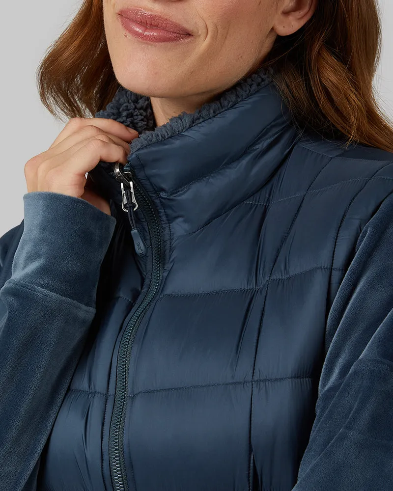 WOMEN'S REVERSIBLE SHERPA-LINED VEST