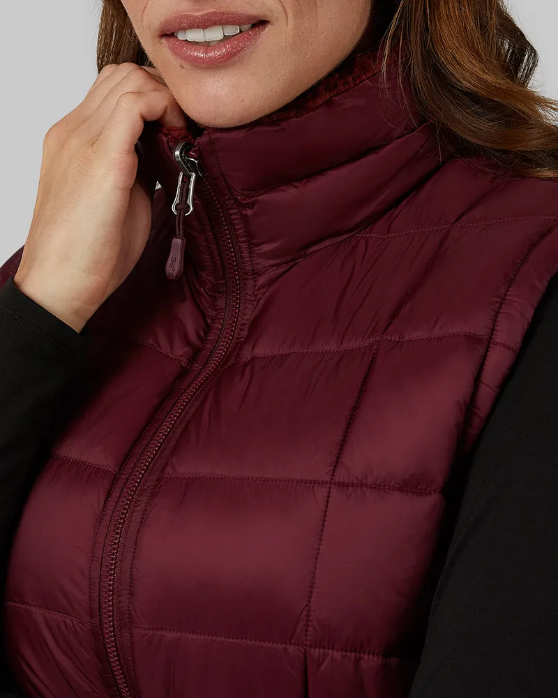 WOMEN'S REVERSIBLE SHERPA-LINED VEST