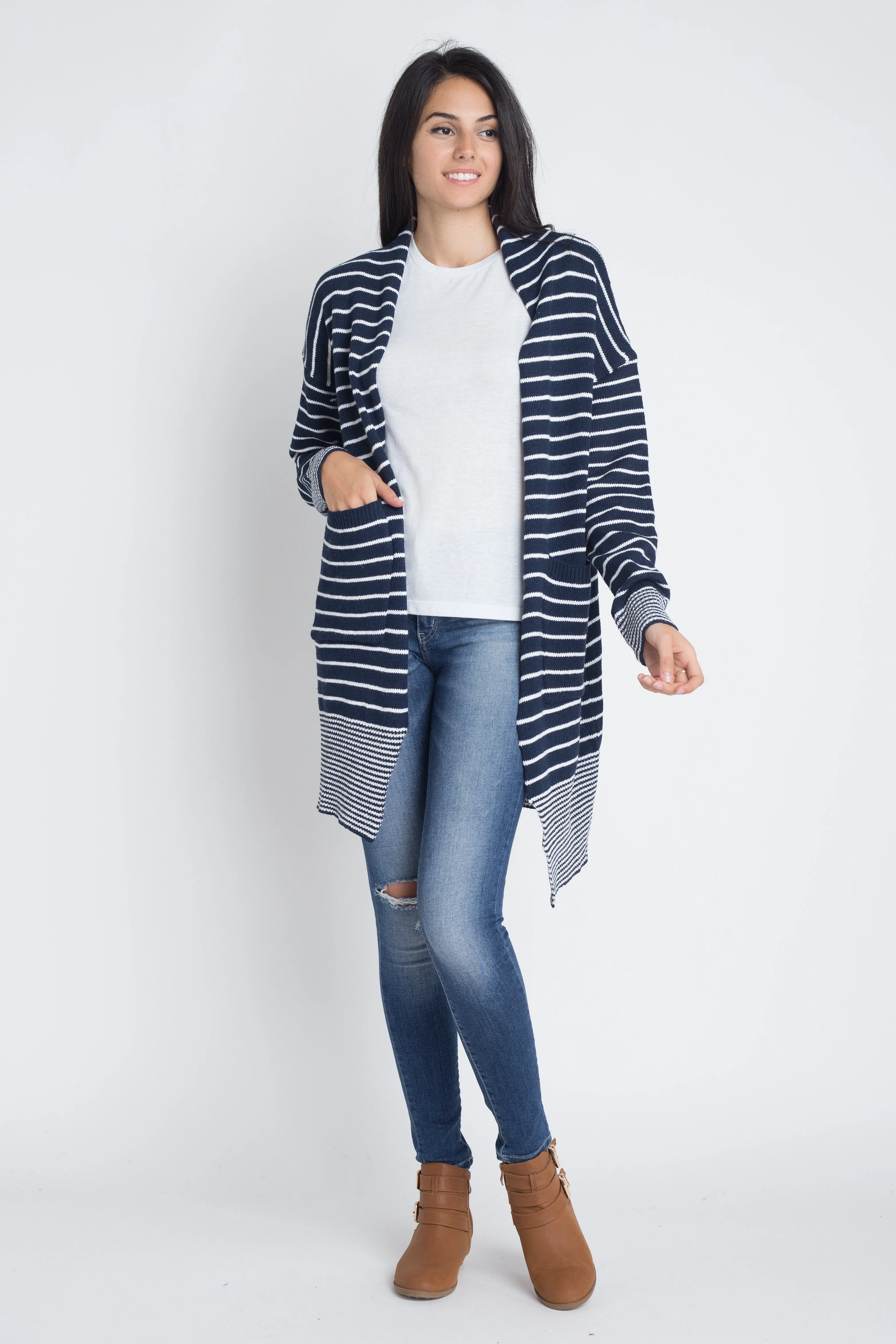 Women's Unique Fashion Knit Thick Cardigan